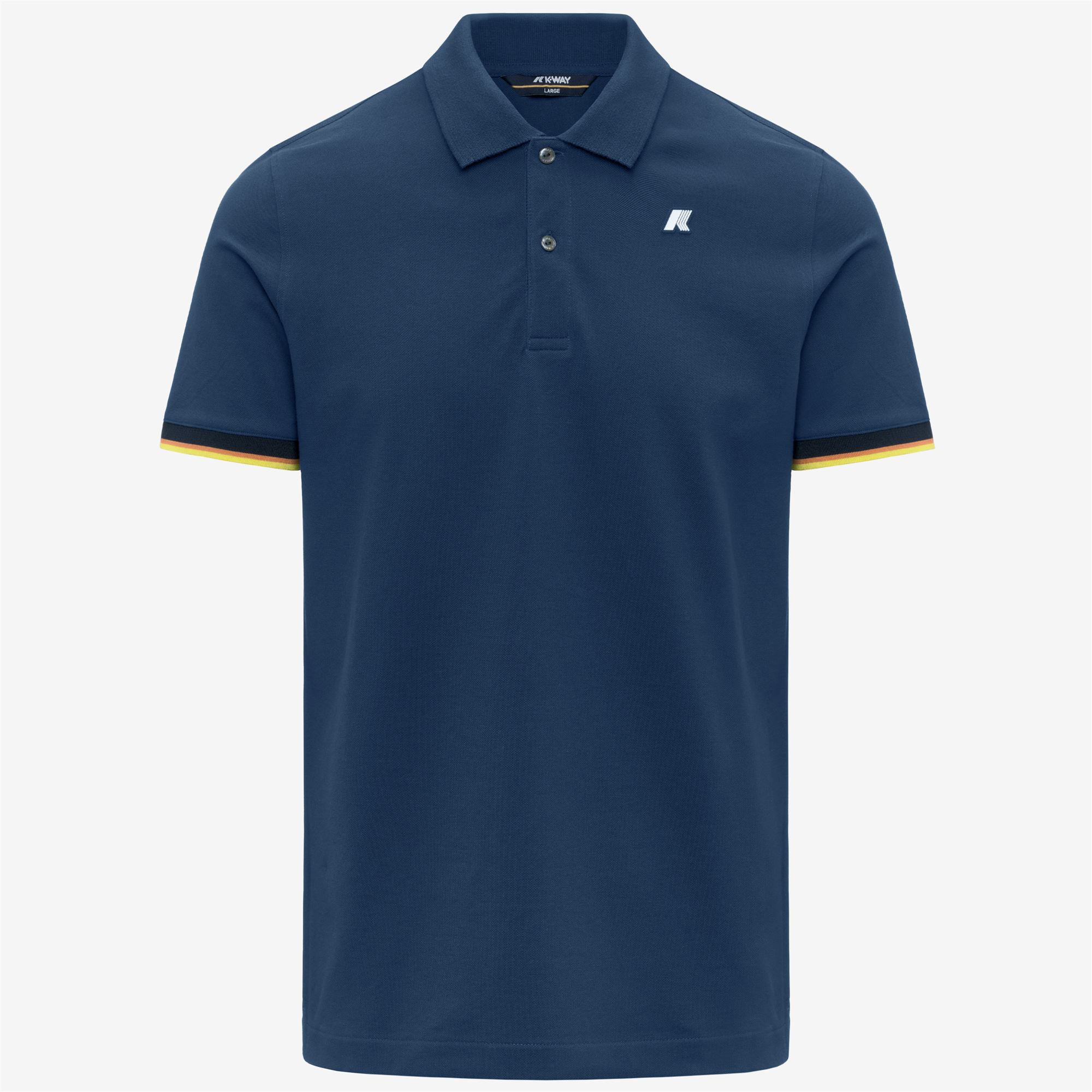 K-Way Uomo Blu Vincent Piqué Slim Polo - Immagine 2
