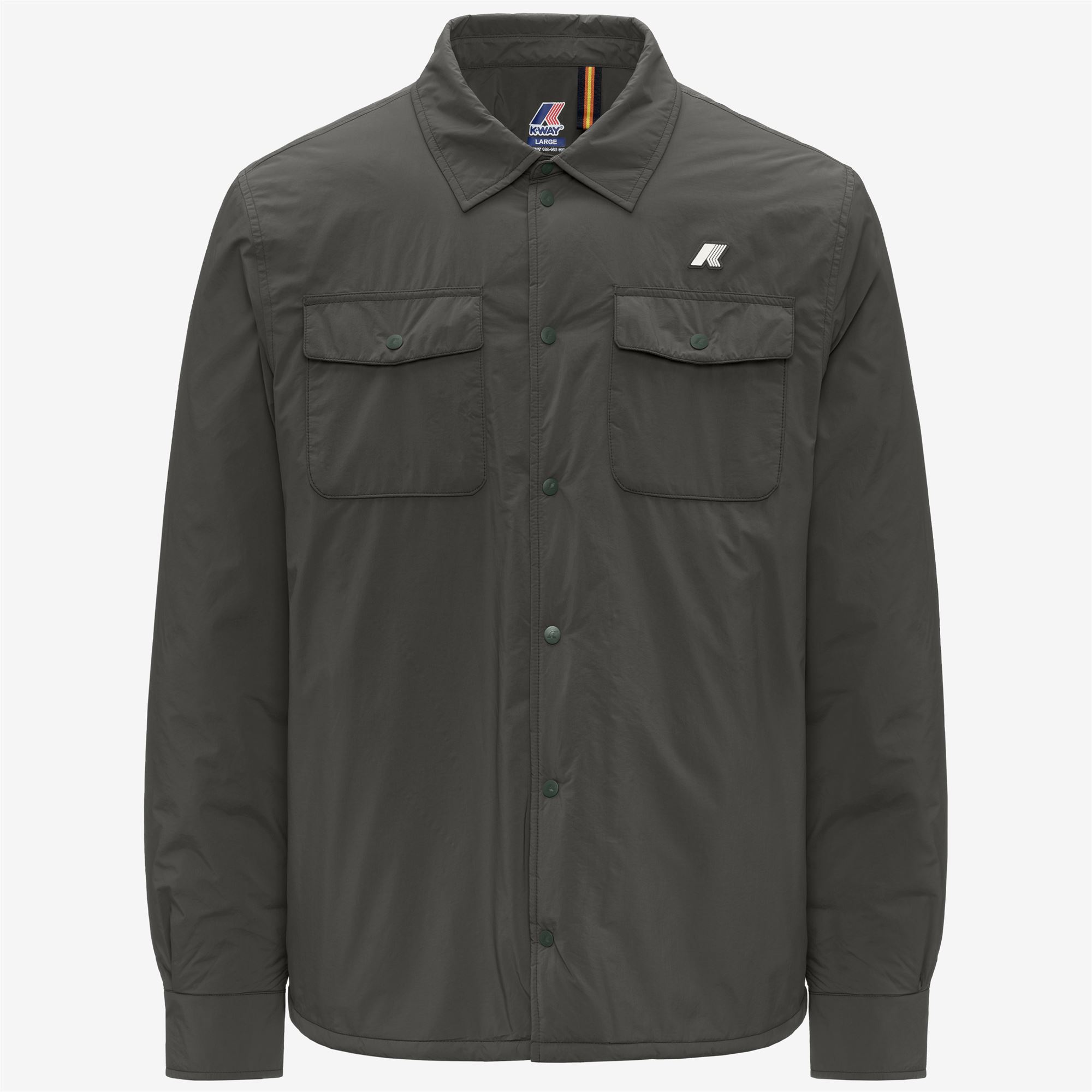 K-Way Uomo Verde Umbert Plain Warm - Immagine 2