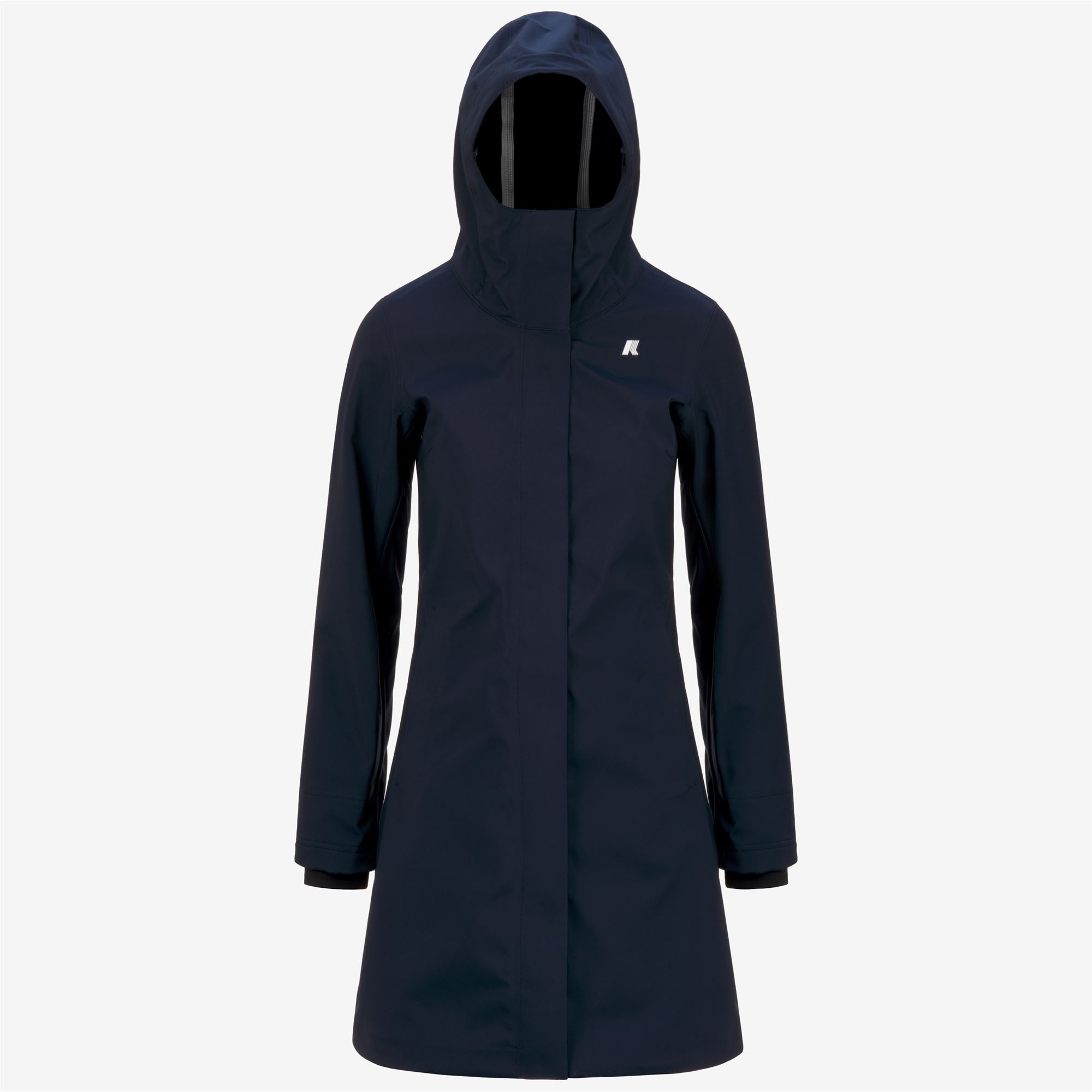 Giubbotto lungo Kway donna blu scuro Stephy bonded - Immagine 4