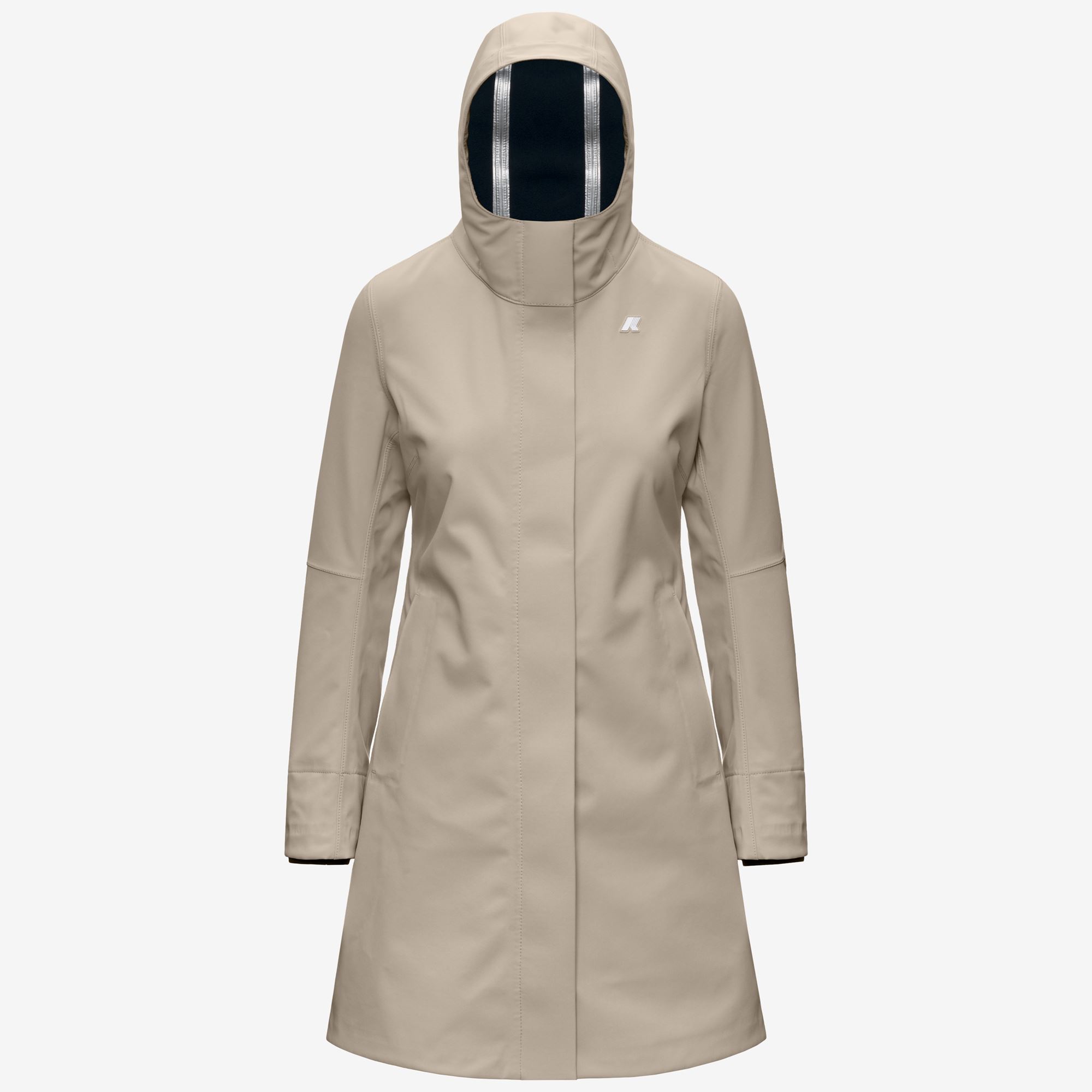 K-Way Donna Beige Giacche, S, New, - Immagine 2