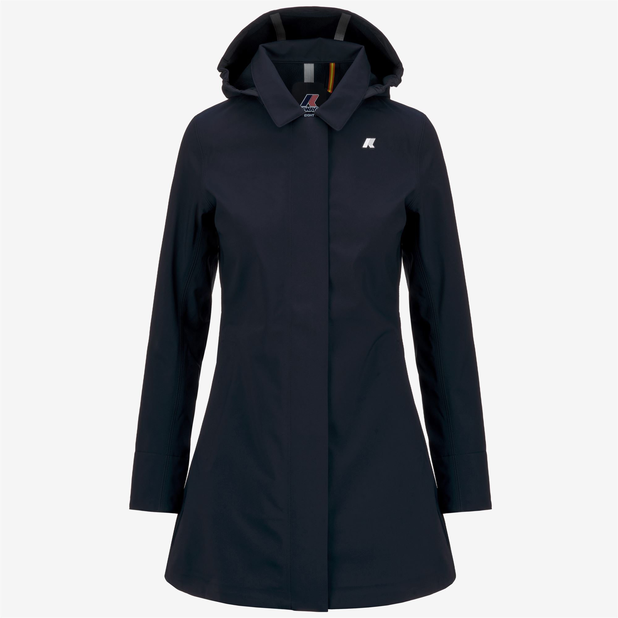 Giubbotto lungo Kway donna blu scuro Mathy bonded - Immagine 4