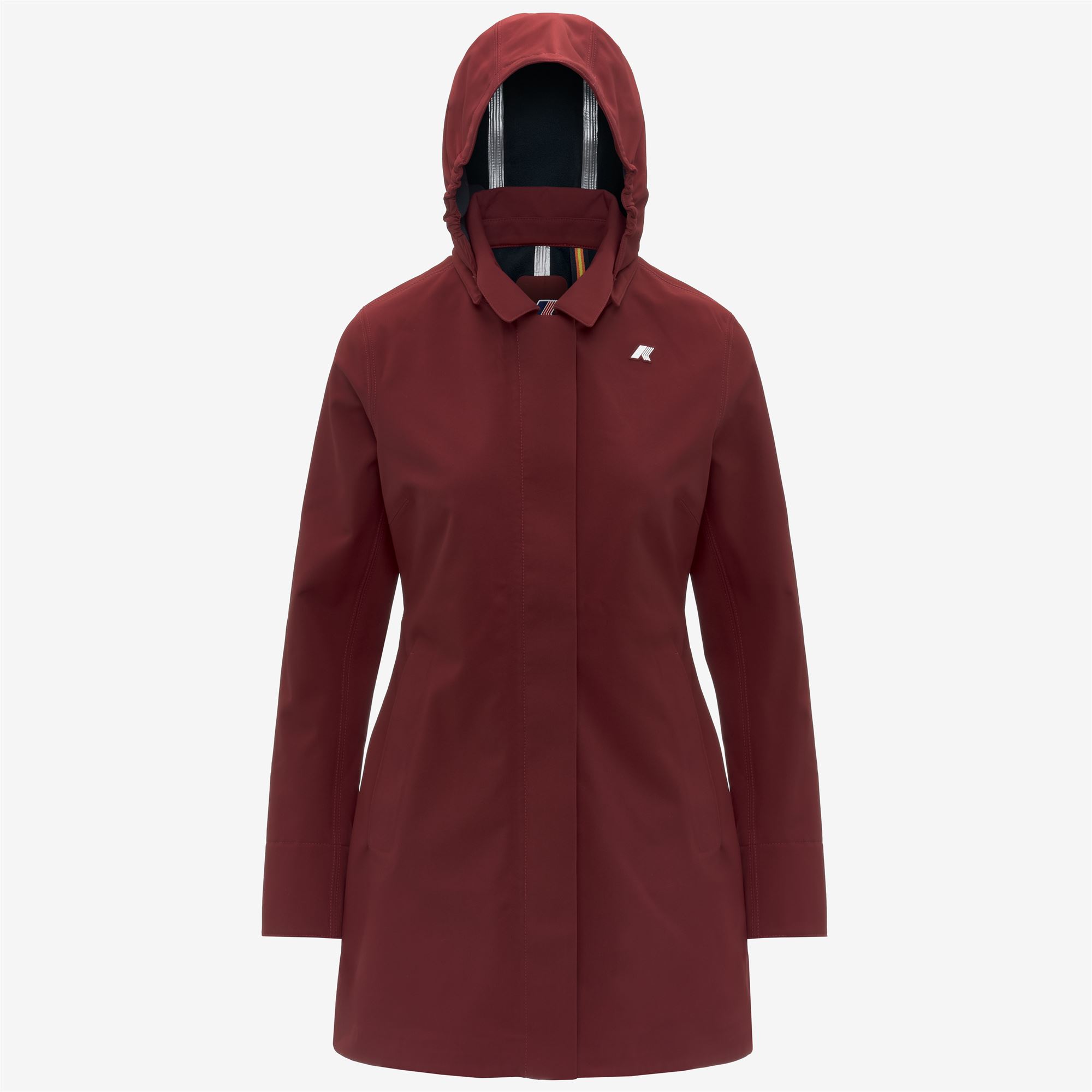 K-Way Donna Blu Mathy Bonded - Lunghezza 3/4 Giacche - Lunghezza 3/4 Giacche - Xl