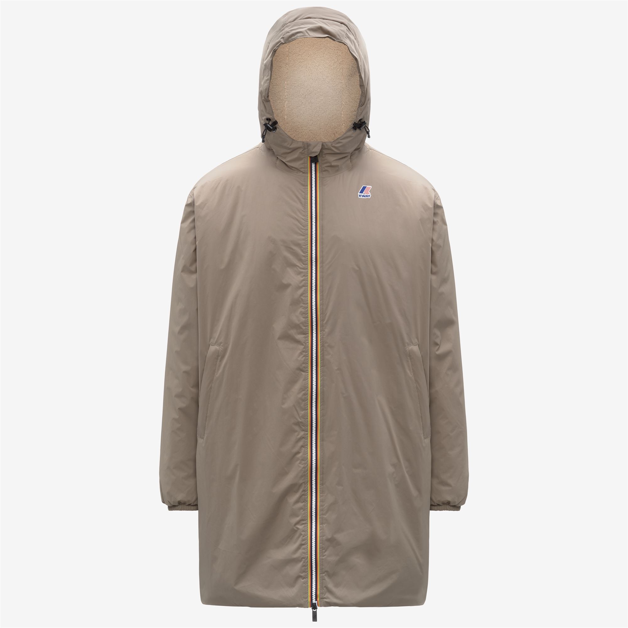 K-Way Uomo Beige - Cappotto Eiffel Eastorsetto - Coats - Xs - Immagine 2
