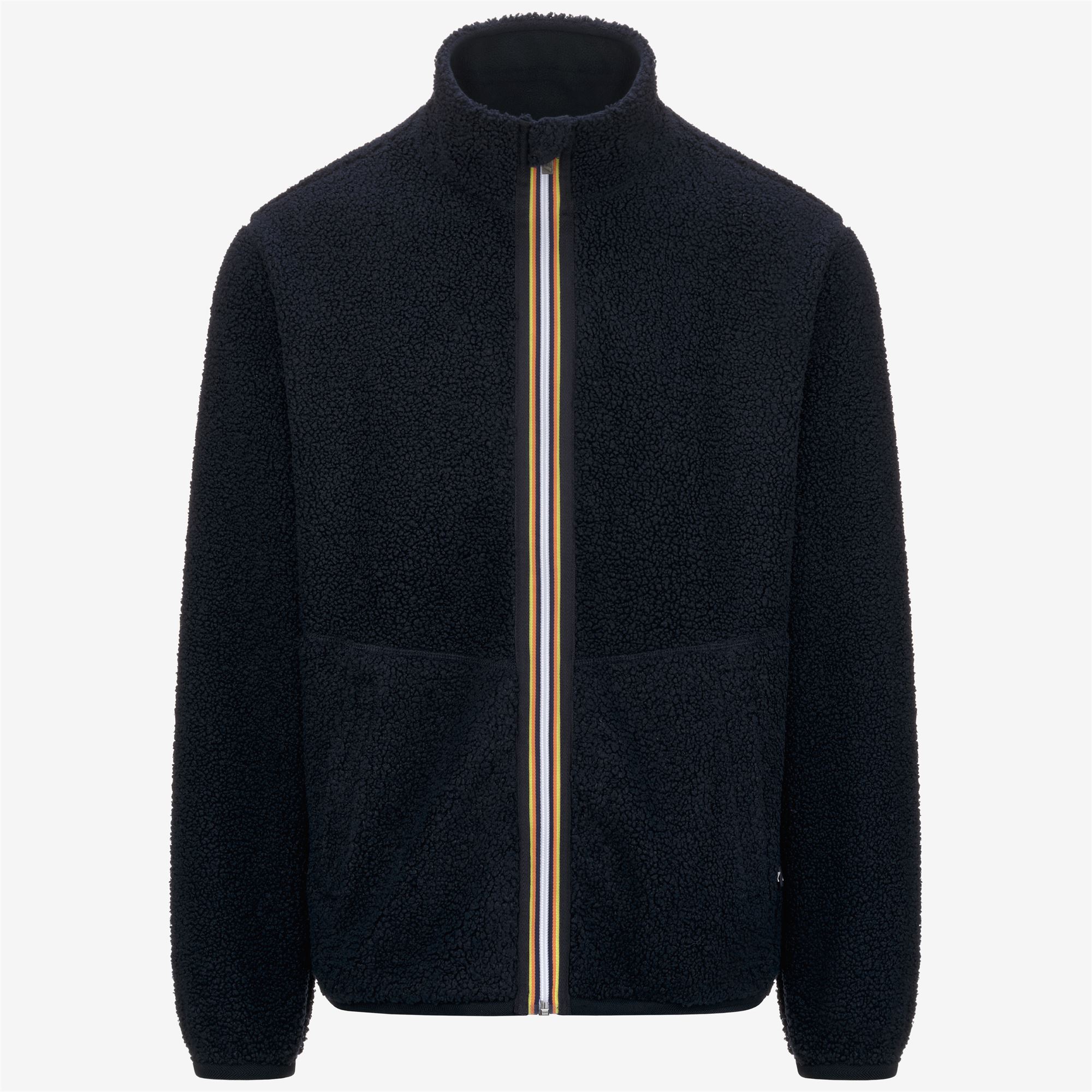 K-Way Uomo Blu - Pascal Sherpa Polar Reversible Jacket - Sweatshirts & Hoodies - S - Immagine 2