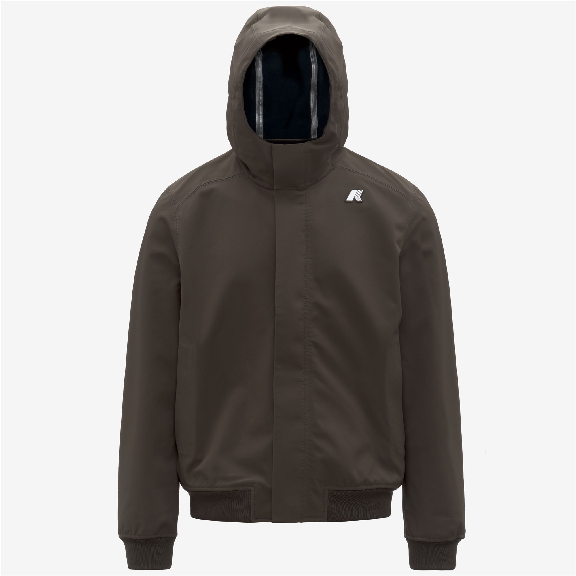 K-Way Uomo Marrone - Giubbotto Corto Impermeabile Antivento - Jackets - M - Immagine 2
