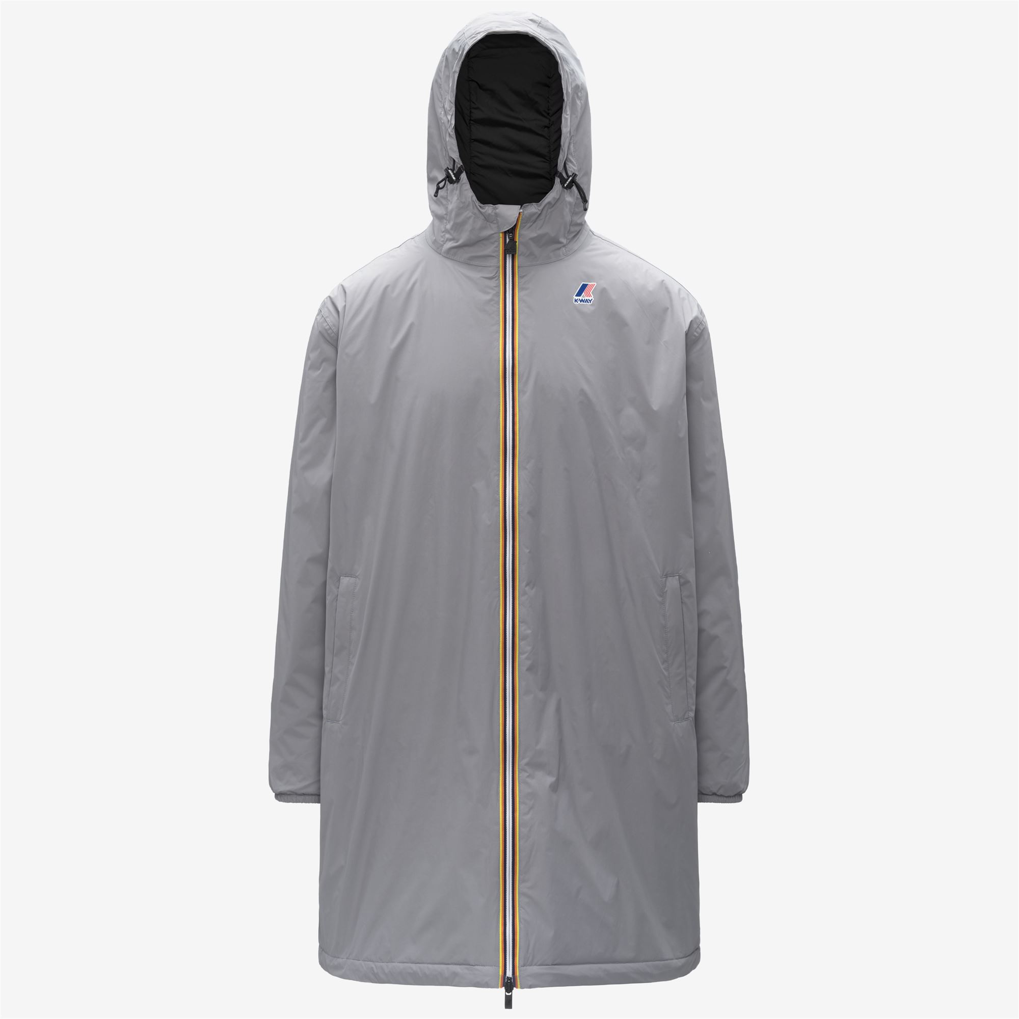 K-Way Unisex Grigio Le Vrai 4.0 Eiffel East Warm - Lunghezza 3/4 Giacche - Lunghezza 3/4 Giacche - Xl