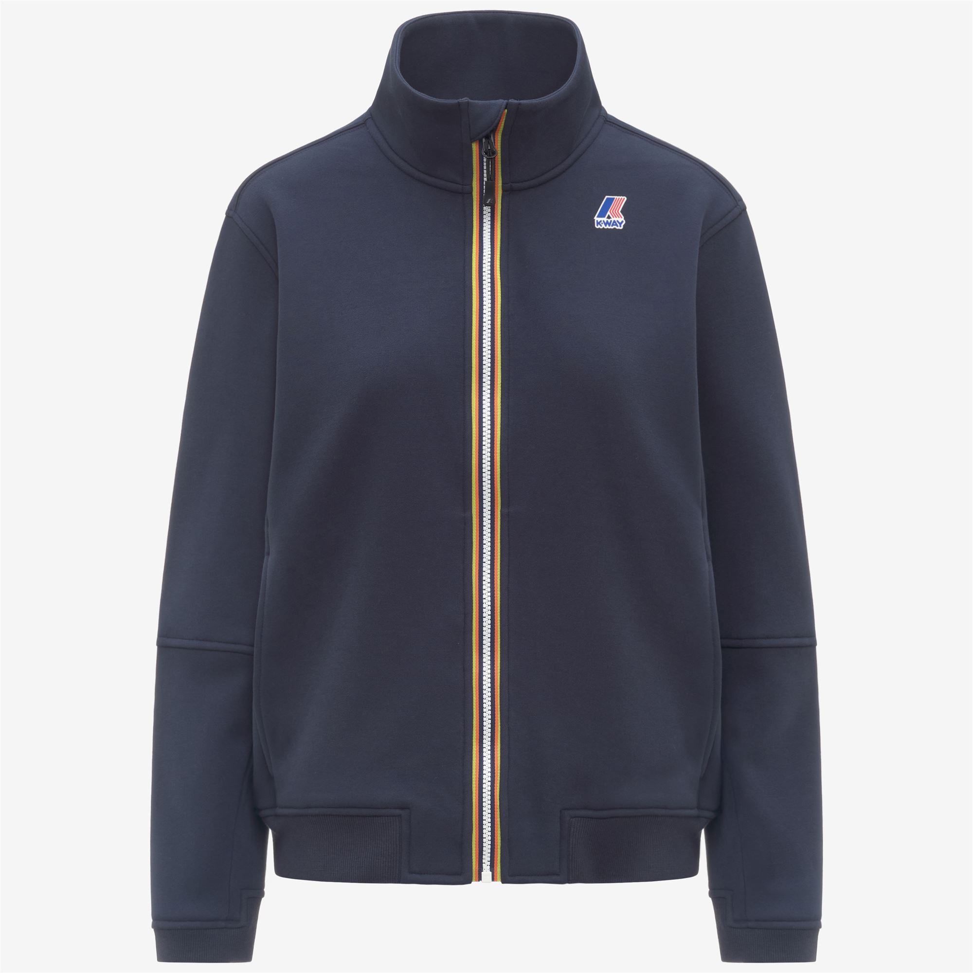K-Way Unisex Blu Pepin Brushed Pc - Giacca Pile - Giacca Pile - L