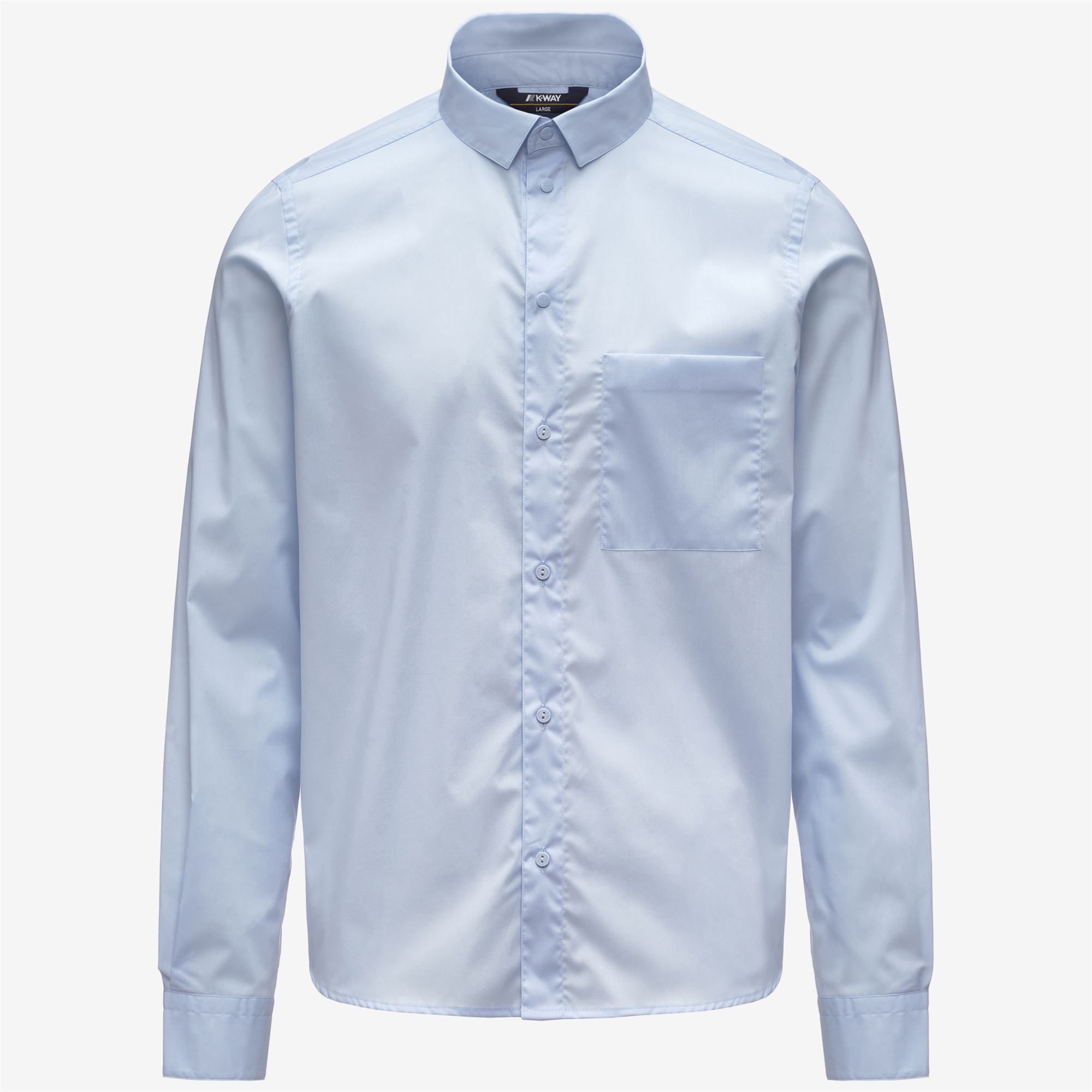 K-Way Uomo Blu Damir St Poplin No Iron - Classico Camicie - Classico Camicie - M