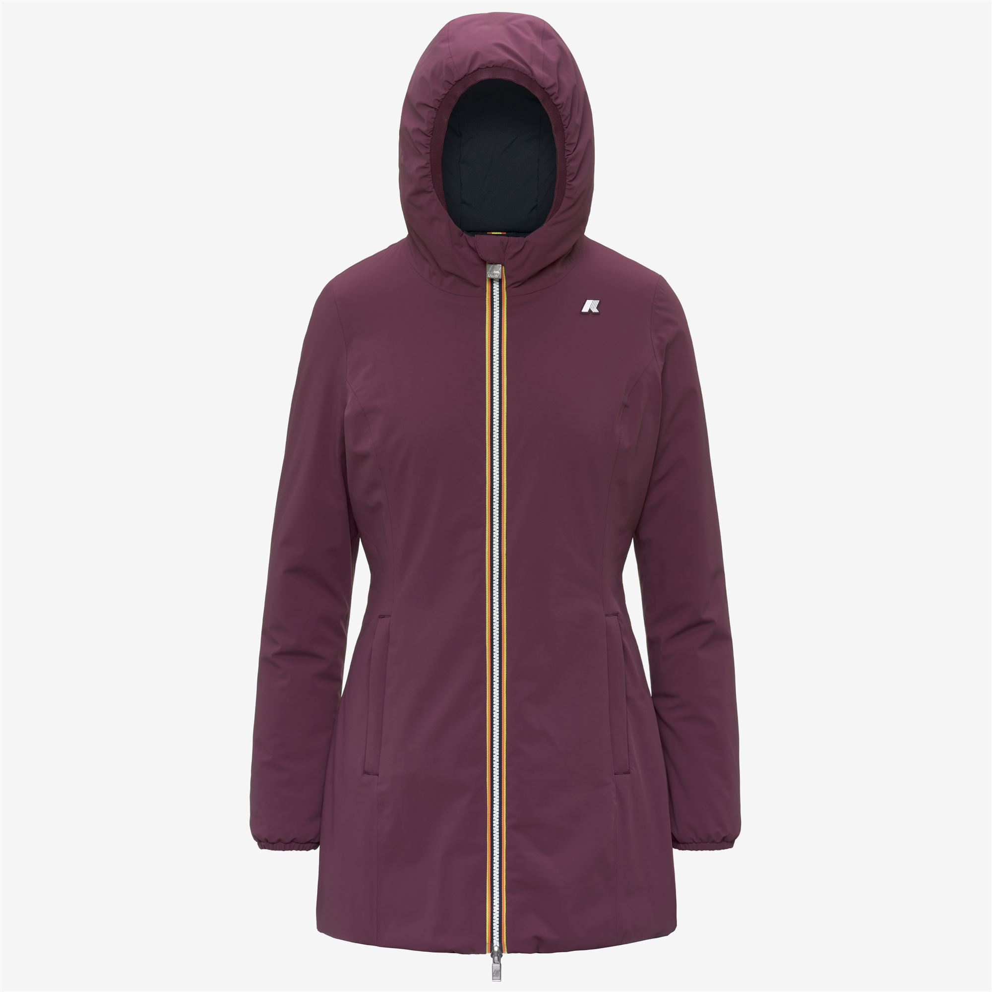 Giubbotto Kway donna viola prugna blu scuro reversibile Denise st warm double - Immagine 3