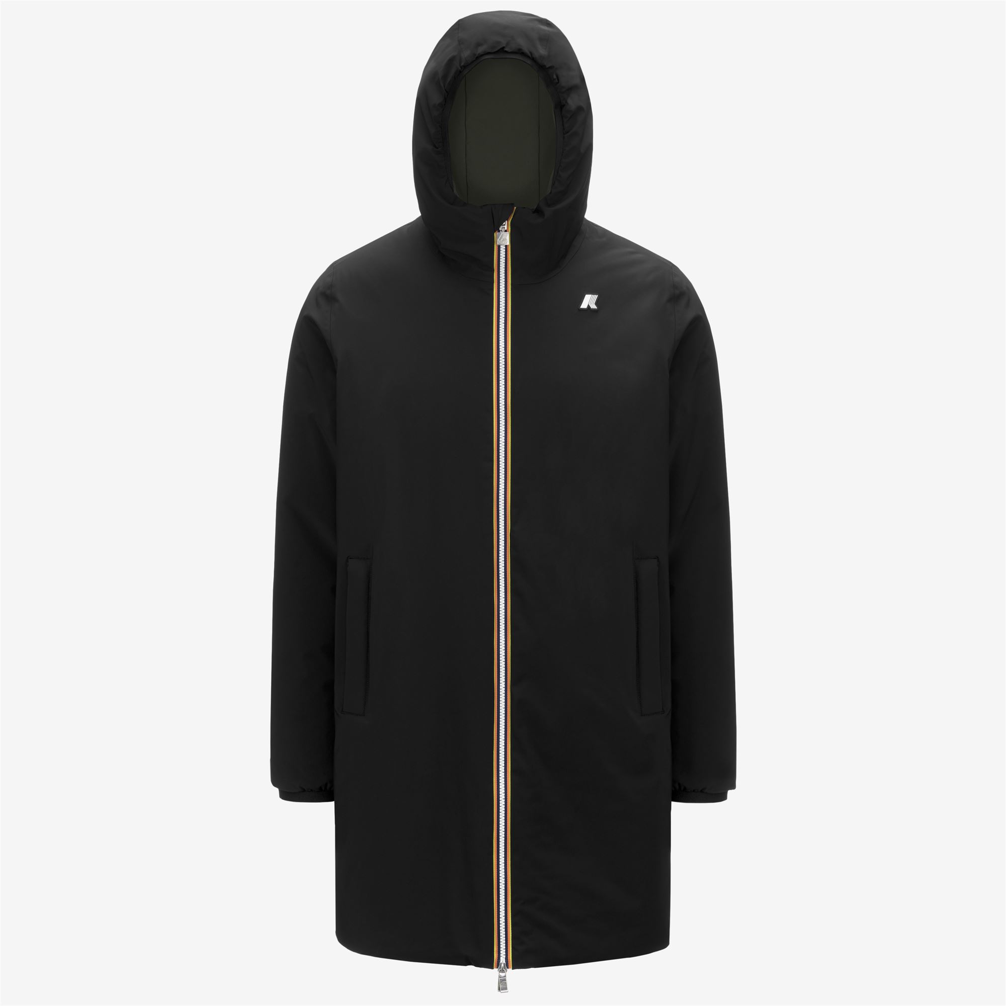 K-Way Uomo Verde Jacob St Warm Double - Lunghezza 3/4 Giacche - Lunghezza 3/4 Giacche - 2XL