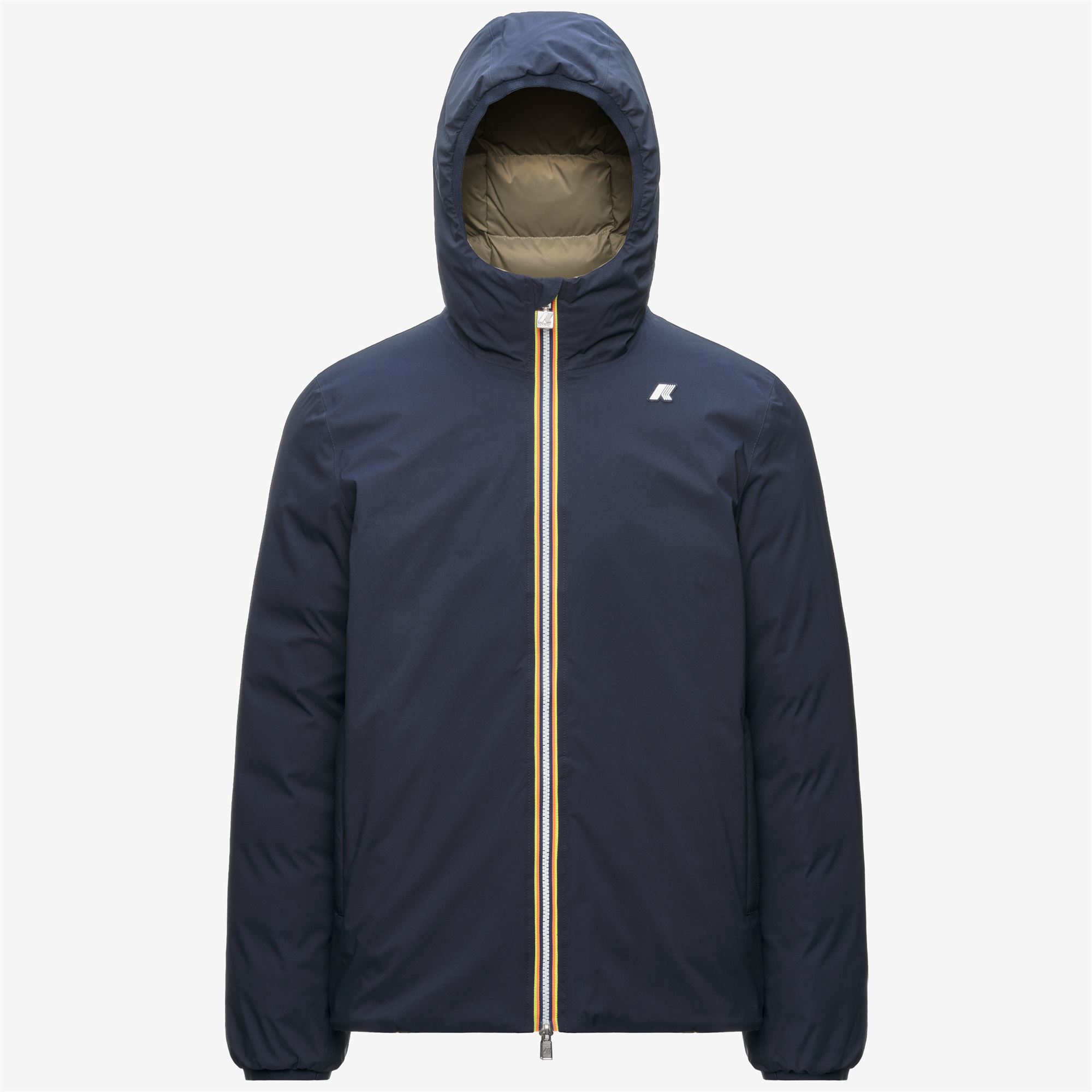 K-Way Uomo Blu/Verde Piumini K8127ww D0c Militare - Immagine 5