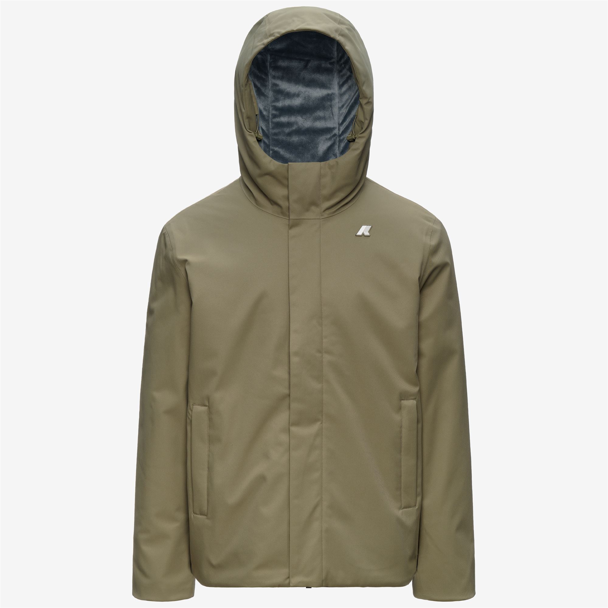 K-Way Uomo Verde - Giacca Jacko Twill Marmotta - Jackets - L - Immagine 3