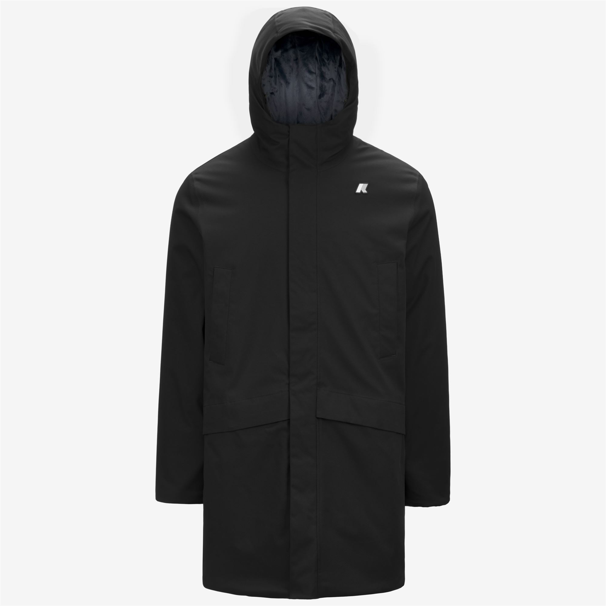K-Way Al8 Giubbino Jarno Twill Marmotta Black Blue - Immagine 3