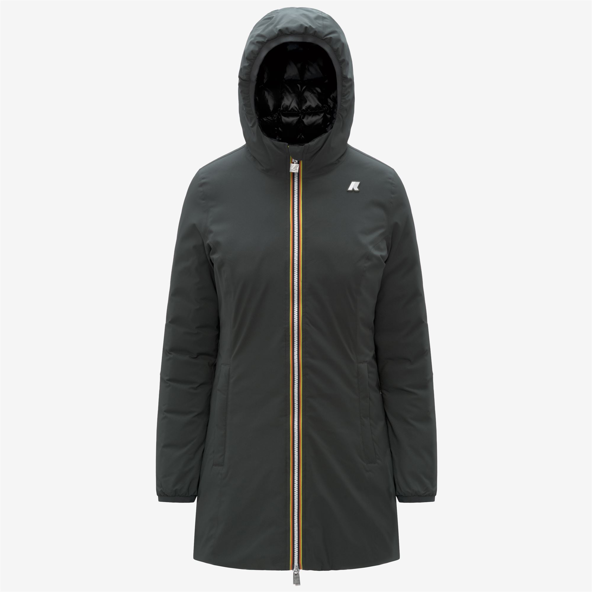 K-Way Cappotto Denise Eco Stretch Thermo Double Nero Donna - Immagine 4