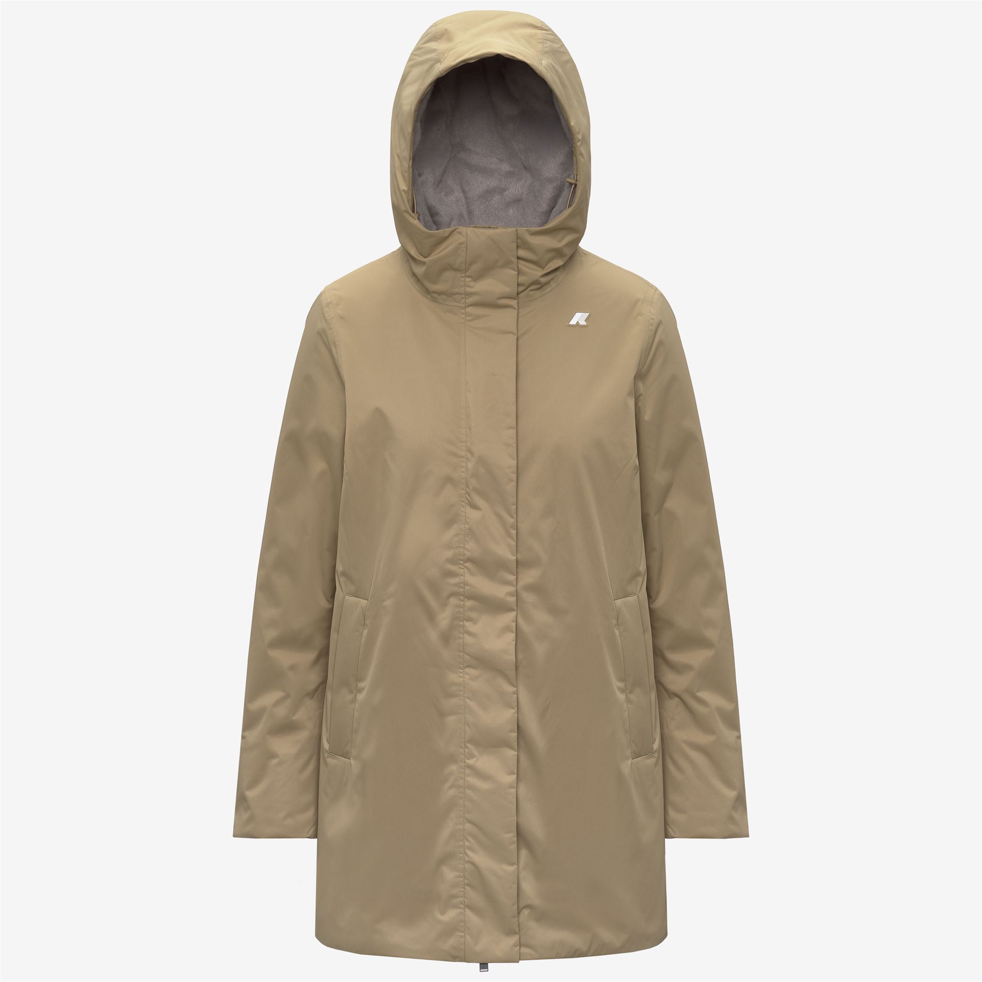K-Way Donna Beige - Sophie Twill Soft Beaver Jacket - Jackets - L - Immagine 2