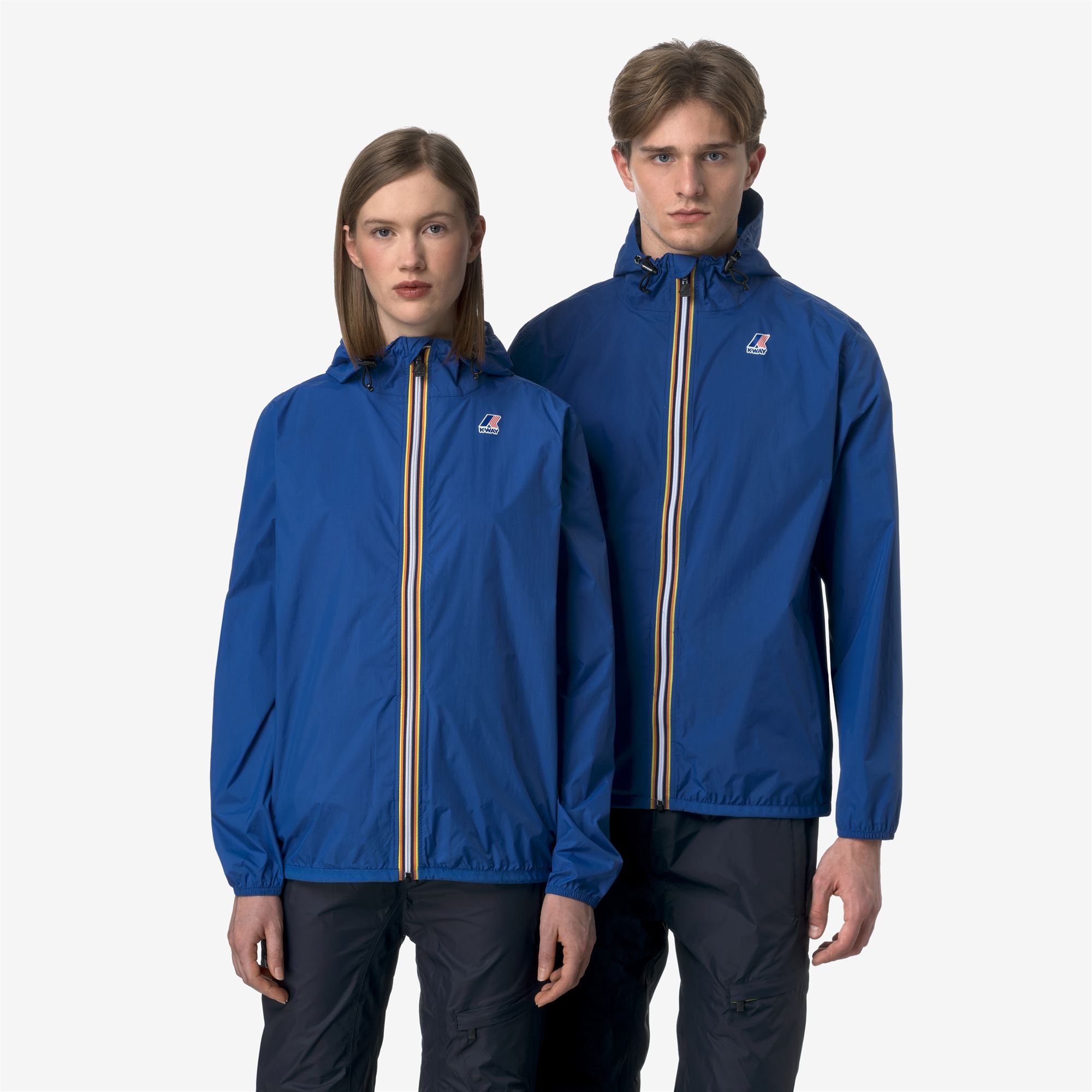 K-Way Uomo Blu - Le Vrai 4.0 Claude Jacket - Jackets - S - Immagine 2