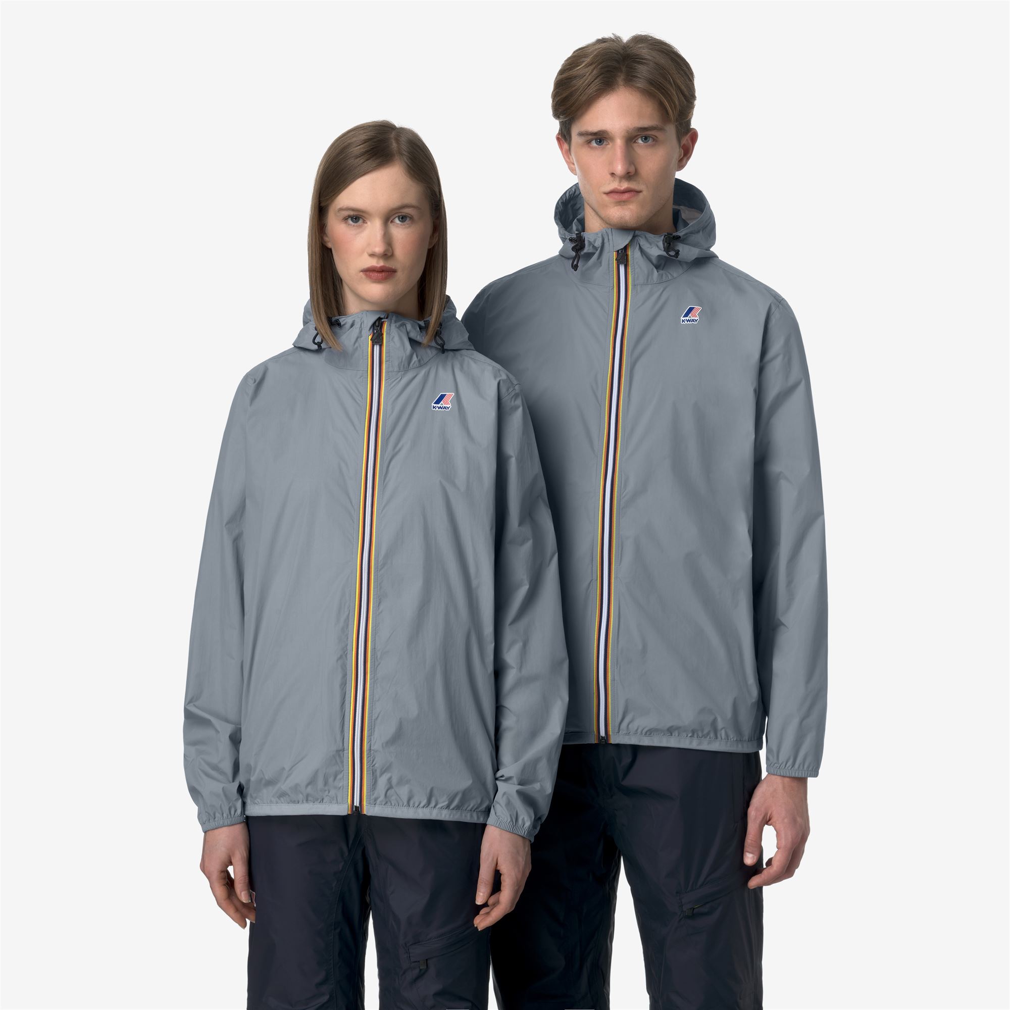 K-Way Uomo Grigio - Giacca Leggera - Jackets - S - Immagine 2