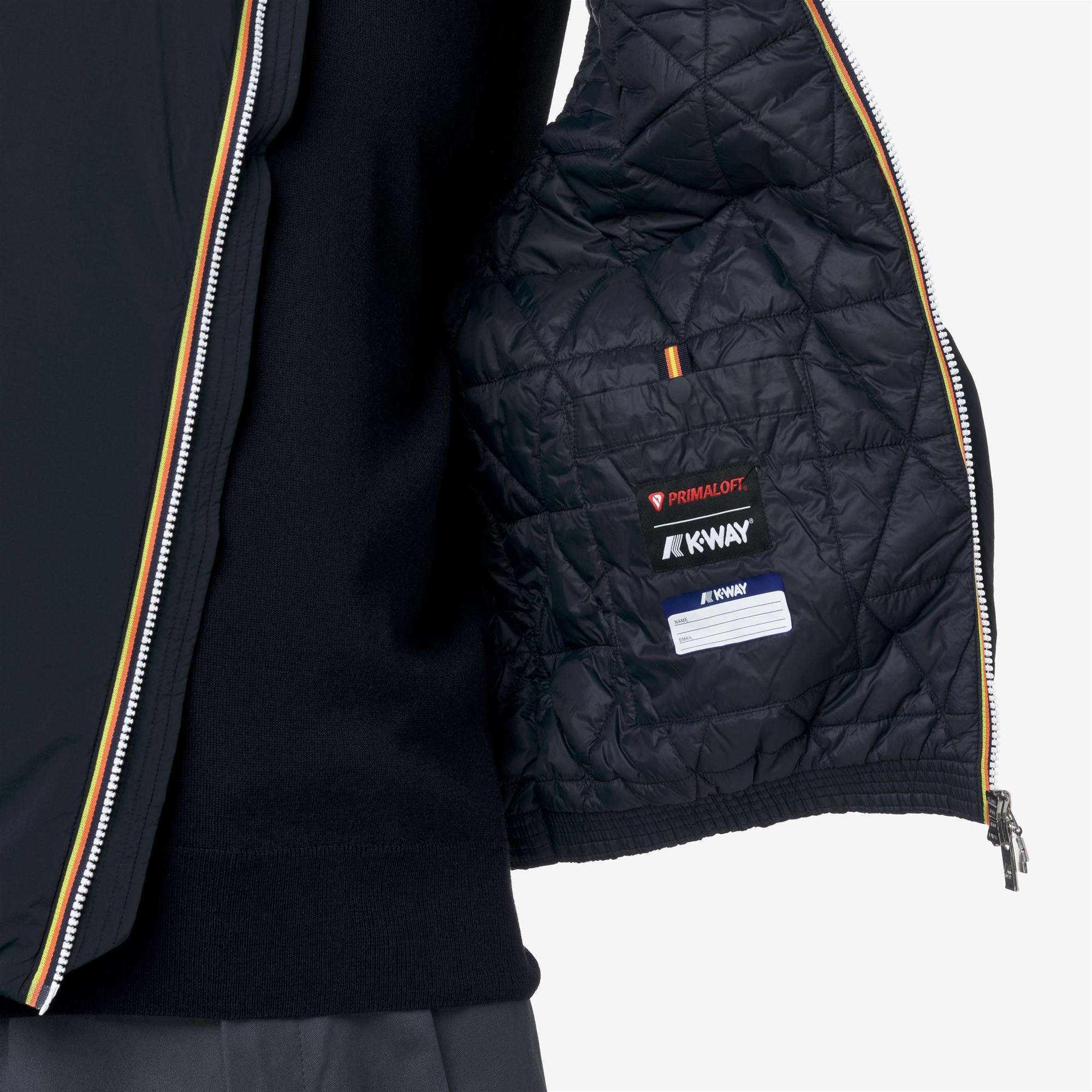 K-Way Uomo Blu Valen Plain Warm - Gilet Giacche - Gilet Giacche - L
