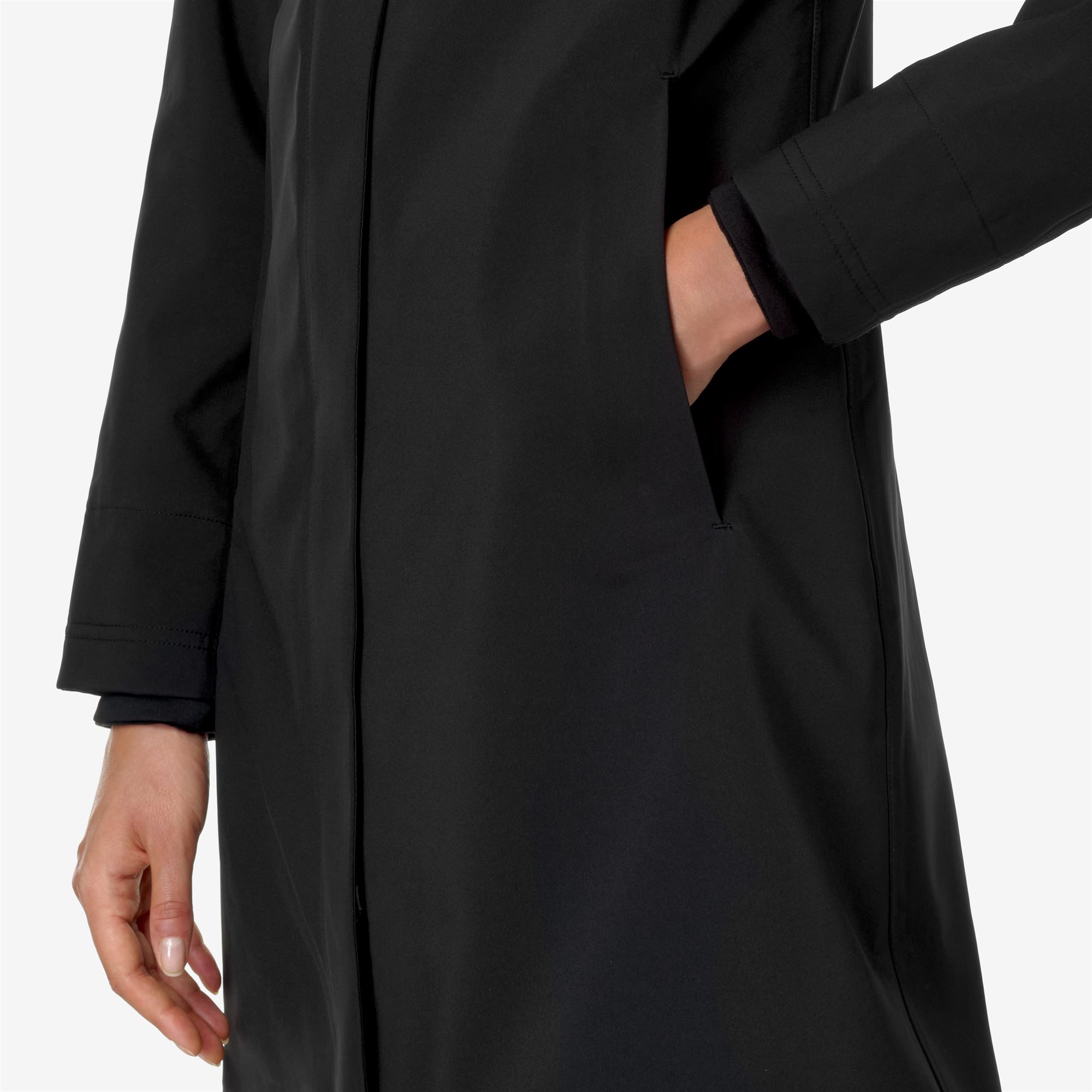 K-Way Donna Blu Stephy Bonded - Lunghezza 3/4 Giacche - Lunghezza 3/4 Giacche - L