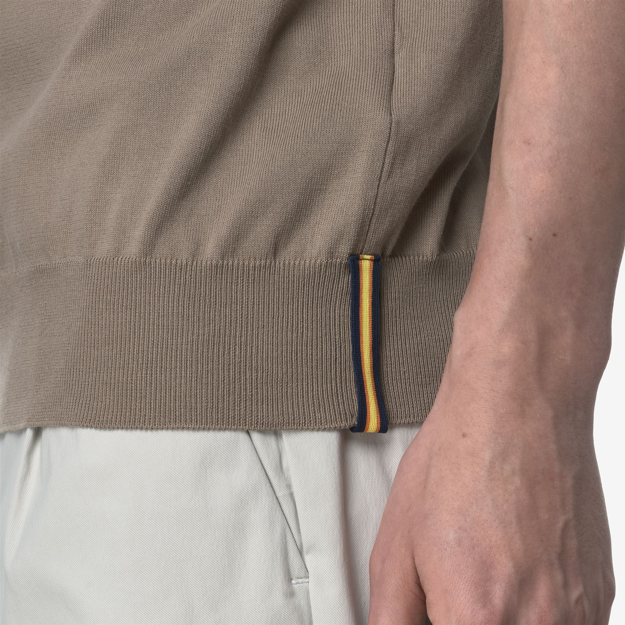 K-Way Hombre Beige Pleyne - Polo Maglieria - Polo Maglieria - S