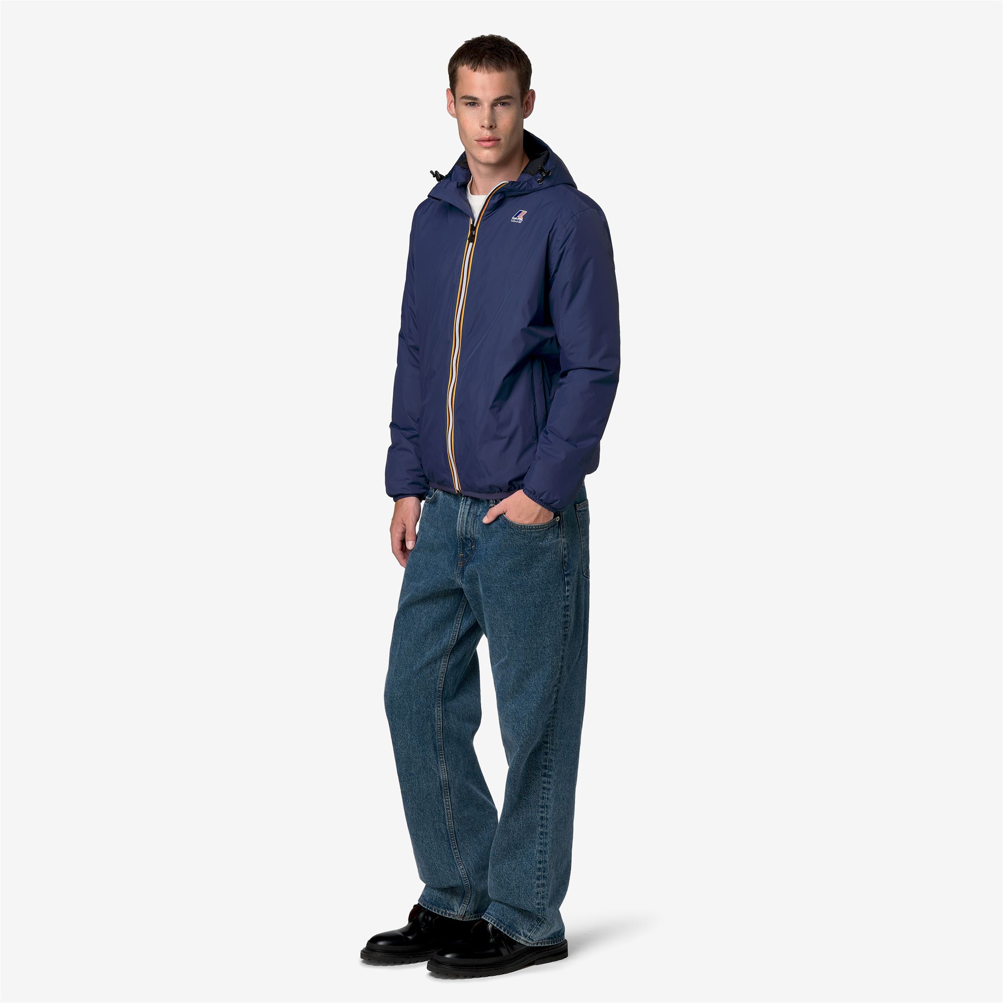 K-Way Unisex Blu Le Vrai 4.0 Claude Warm - Medio Giacche - Medio Giacche - M