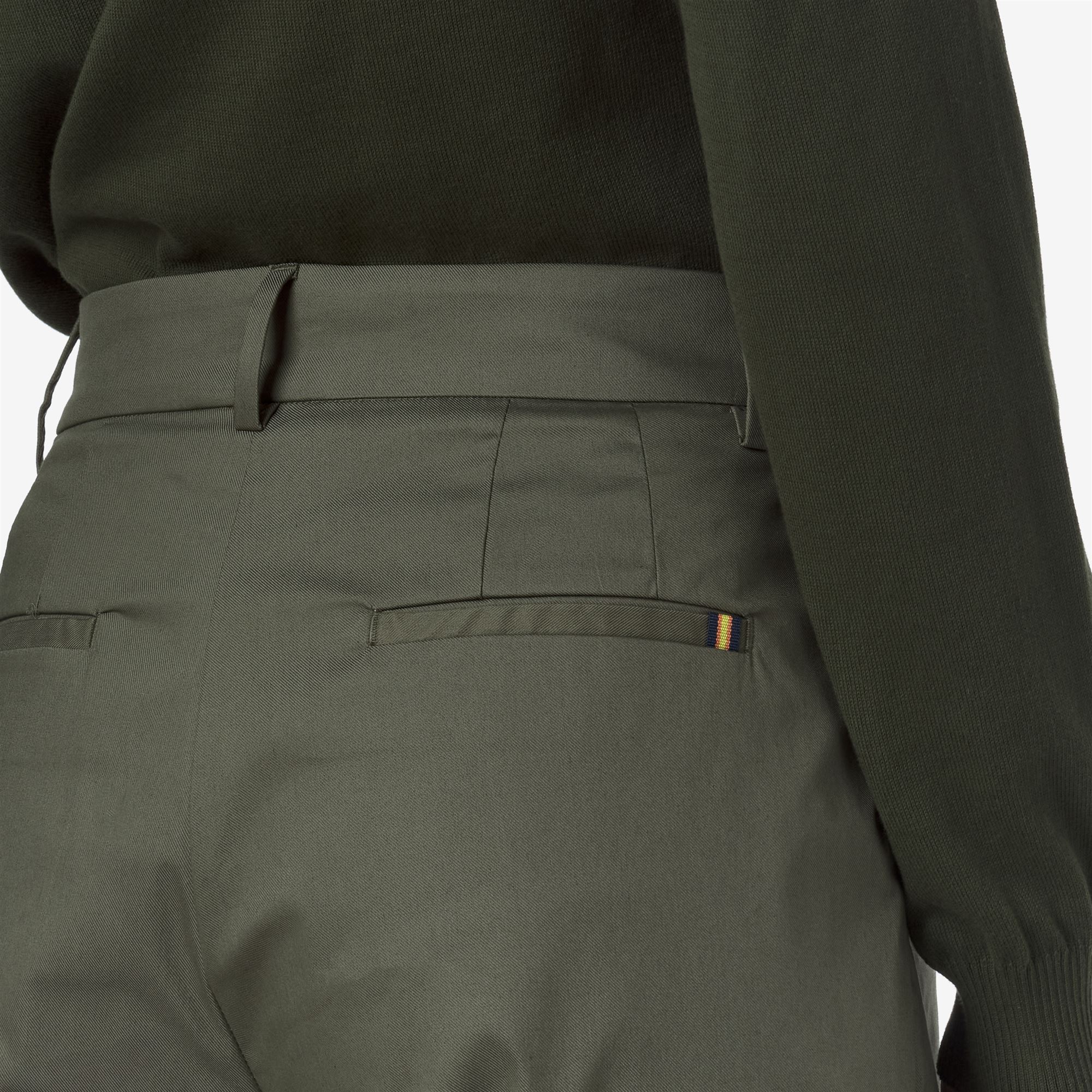 K-Way Mujer Verde Eyre Twill Tech - Chino Pantaloni - Chino Pantaloni