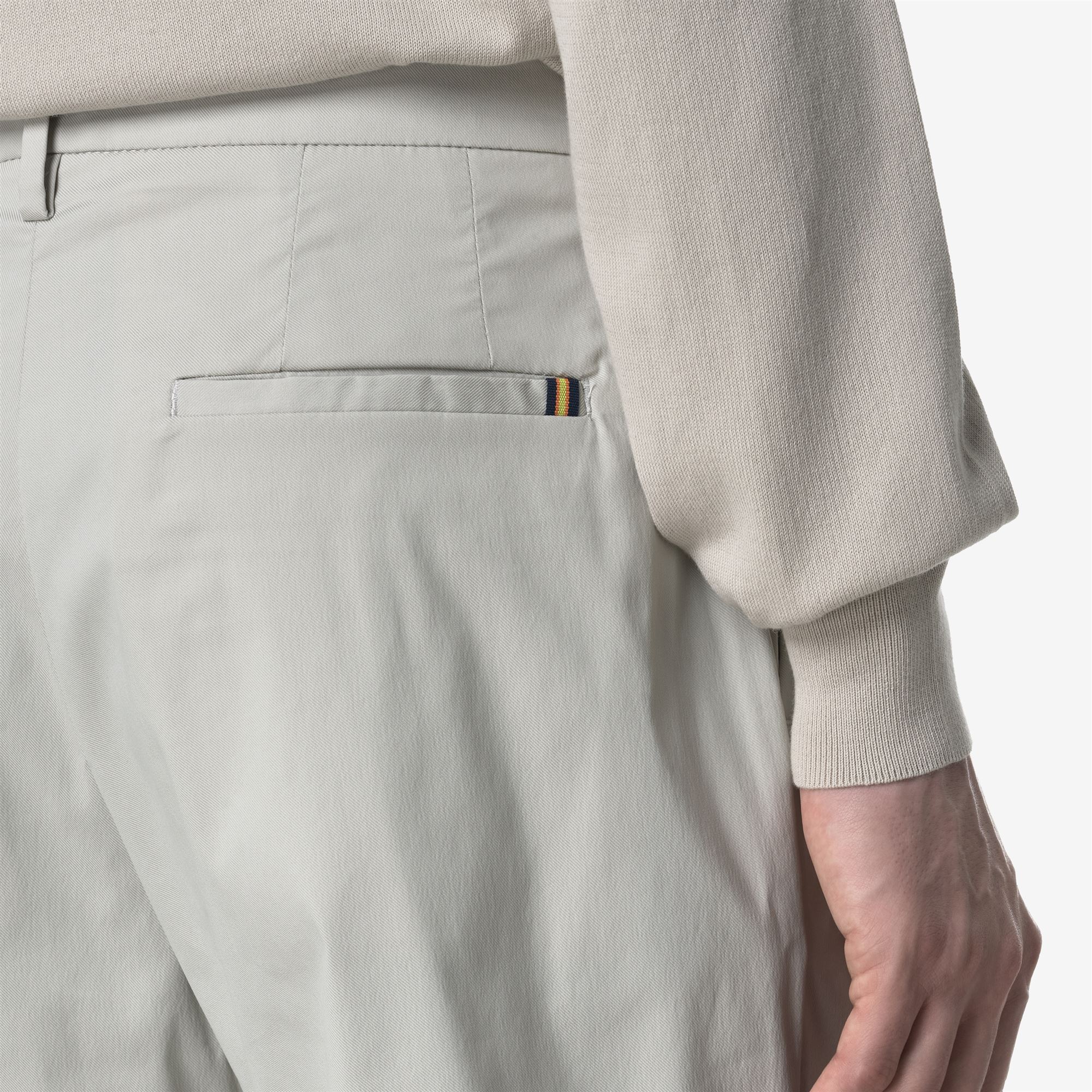 K-Way Uomo Beige Ailton Twill Tech - Chino Pantaloni - Chino Pantaloni
