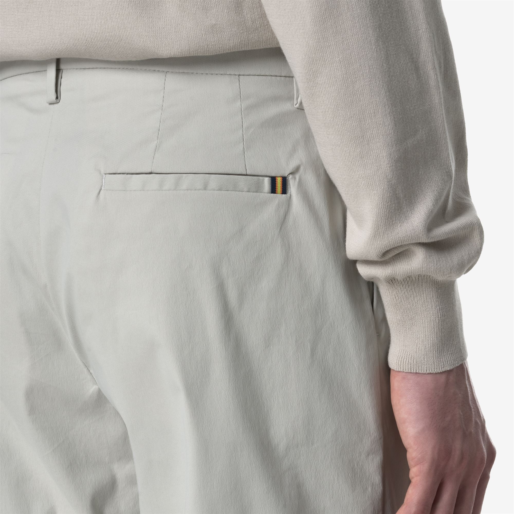 K-Way Hombre Beige Ralph Twill Tech - Chino Pantaloni - Chino Pantaloni