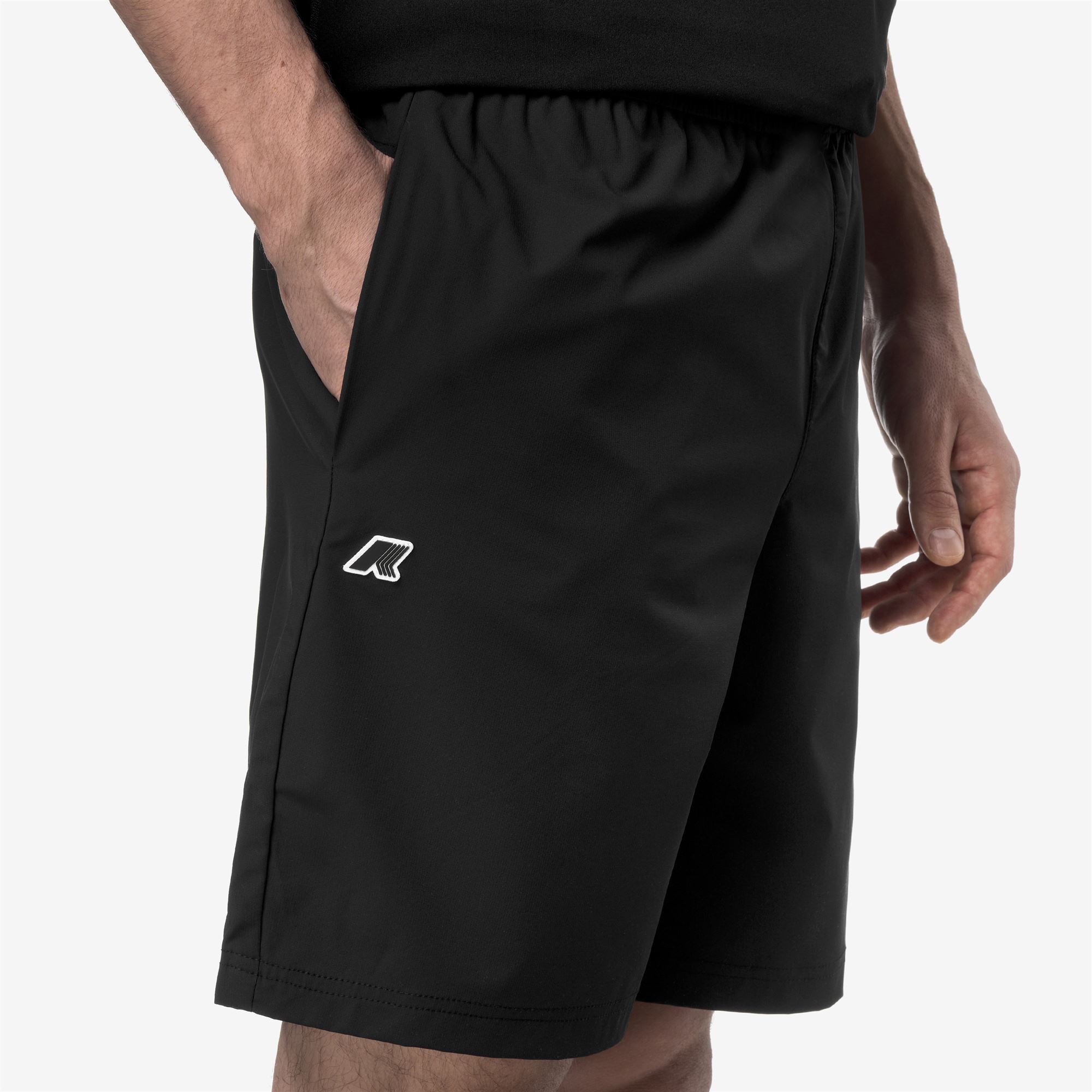 K-Way Unisex Bianco/Nero Nesilier Travel - Pantaloncini Sportivi Pantaloncini - Pantaloncini Sportivi Pantaloncini - L